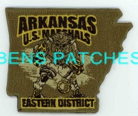 ARKANSAS,UNITED STATES MARSHAL EASTERN DISTRICT SUBDUED 2 STATE SHAPED